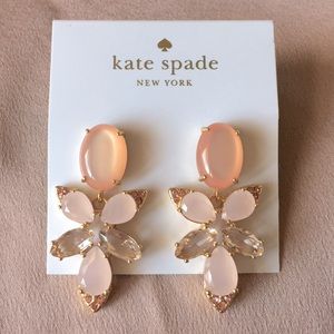 Kate Spade Blushing Blooms Pink Drop Earrings